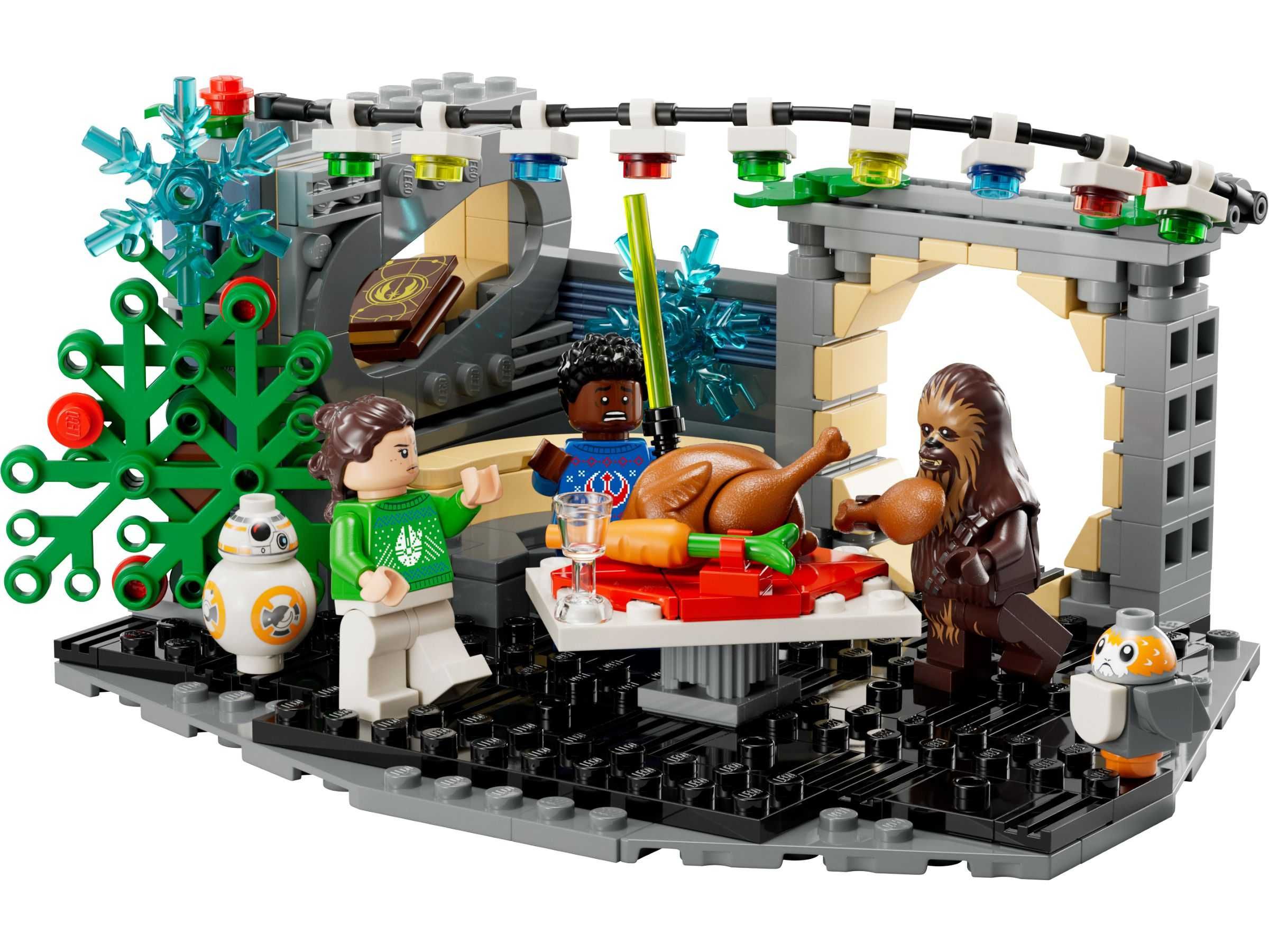 LEGO Star Wars 40658 - Świąteczna diorama z Sokołem Millennium