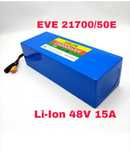Аккумулятор Li-Ion 48V 15Ah EVE 21700/50Е для электровелосипеда