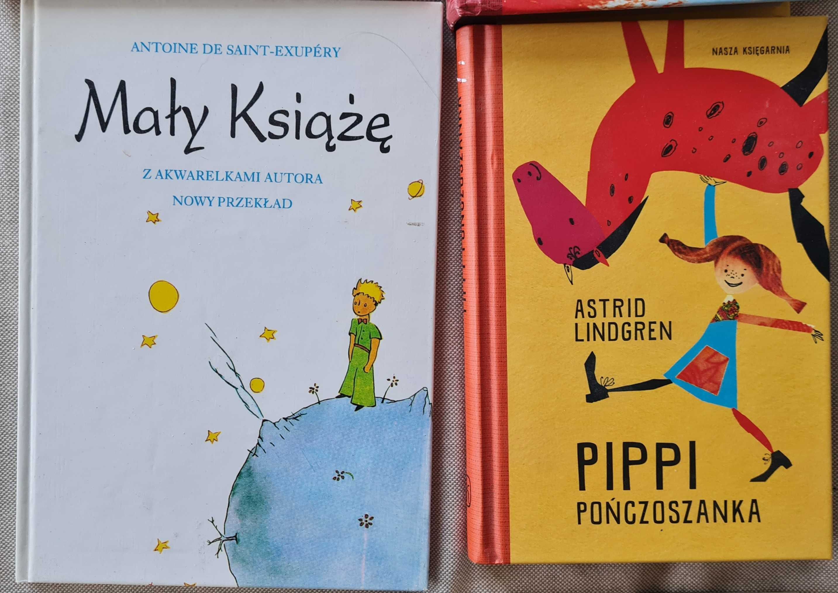 Książki 10 szt, Mały książę , Pipi, Dzieci z Bulerbyn