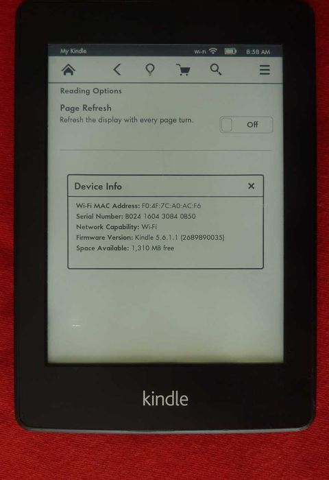 Amazon Kindle Paperwhite 5th generacja 2GB pamięci
