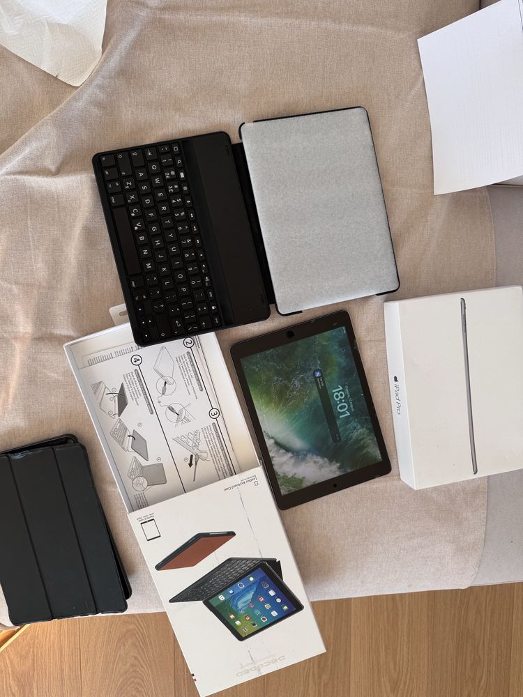 iPad Pro 9.7” 256 GB Wi-Fi + Cellular – Space Gray + klawiatura etui