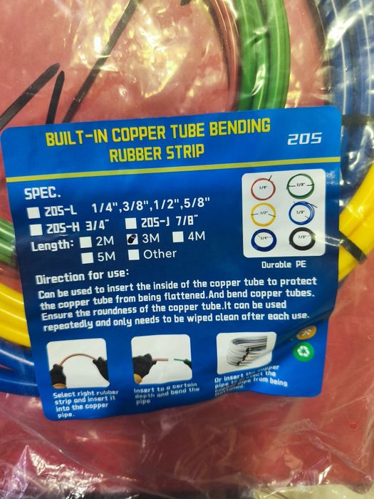 Guias tubo de cobre AC