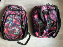 Zestaw plecak+torba w motyle
