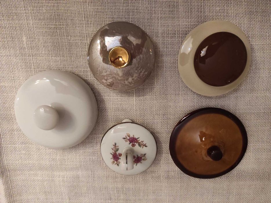 Pokrywki, dzbanek, cukiernica, Chodzież, Pruszków