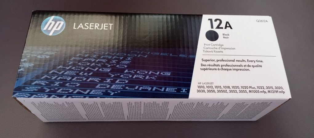 Toner HP Q2612A Preto Original LaserJet