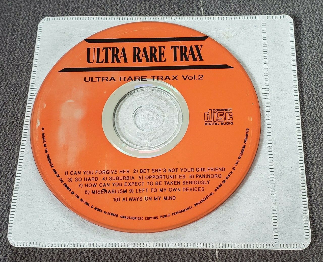 Pet Shop Boys Ultra Rare Trax Vol.2 CD Germany