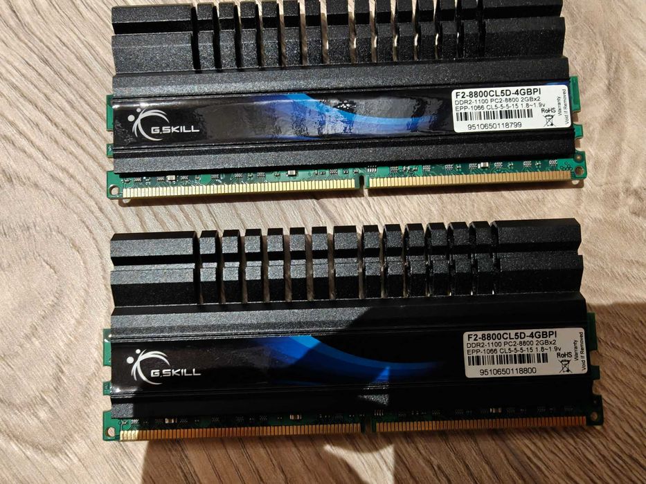 Kit DRAM G.Skill DDR2 1100 F2-8800CL5D-4GBPI