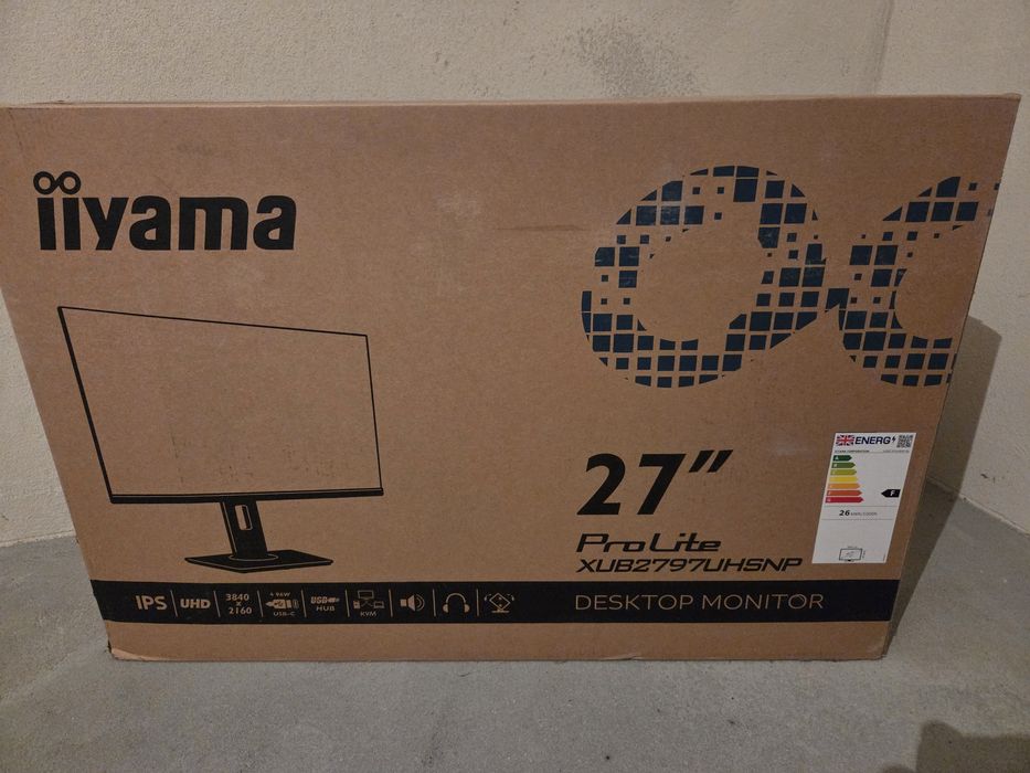 Monitor iiyama ProLite  27" 4K IPS 60Hz 4ms