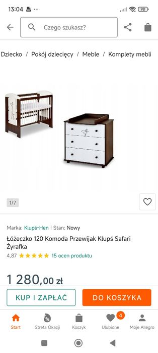 Zestaw mebli Klupś