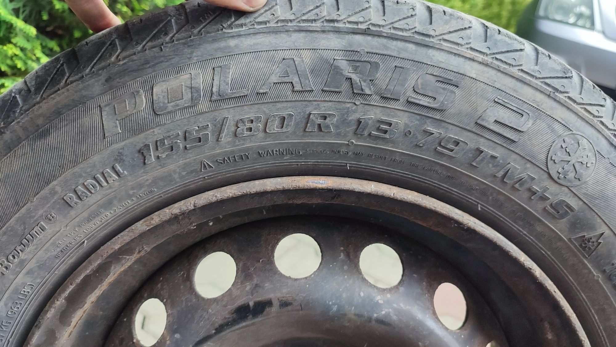 Opony i felgi 155/80 r13 fiat panda