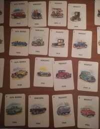 Jogo Vintage quartetos de automóveis Majora coleção
