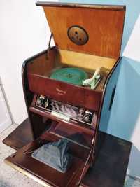 Rádio antigo Tonfunk Magnus Alemão Vintage Anos 50