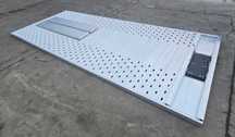 Platforma ALU 5300x2100mm + najazdy 2,3m Laweta Najazd Cert. VDI 2700