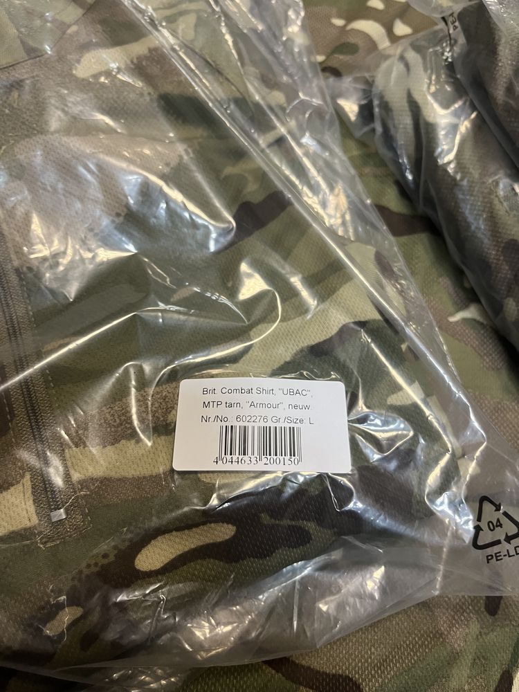 Бойова рубашка Убакс UBACS армії Великобританії gen. III MTP