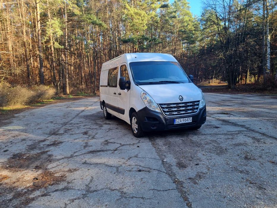Renault MASTER,Movano,NV-400, 2011r,Doka Brygadówka 6-Osobowa z Klima!