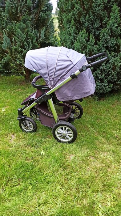 Wózek Baby Design Lupo Comfort Szary 2w1 i nosidło Cybex Aton 4