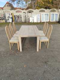 Stół Drewniany i 6 Krzeseł