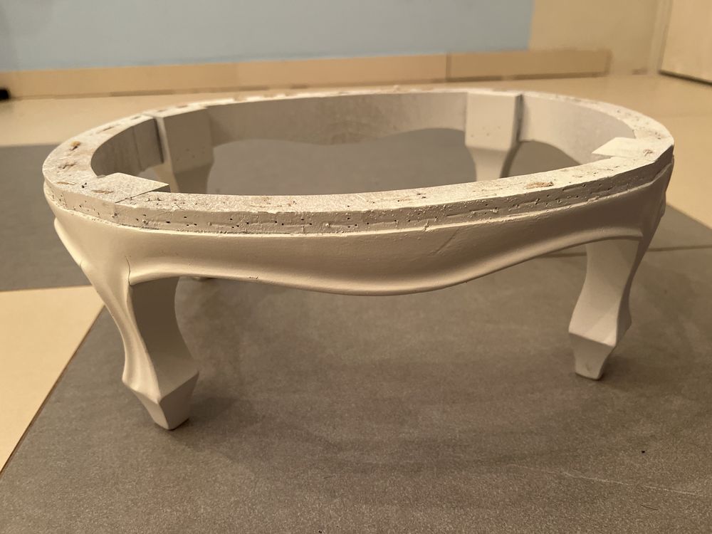 Podnóżek vintage barok rococo ludwik