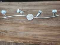 Lampa sufitowa listwa 4 x GU10 nikiel satynowy