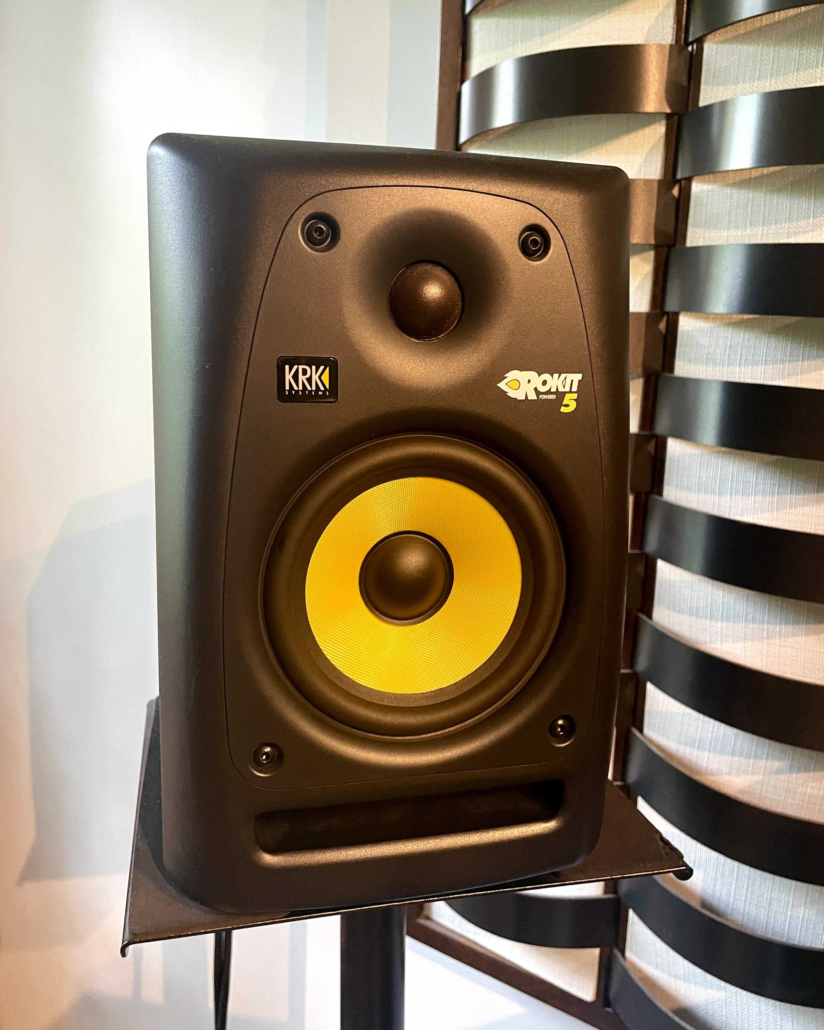 Monitory studyjne KRK Rokit 5 G2 i G3 + subwoofer KRK 10s + statywy