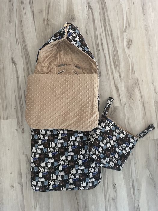 Śpiwór do spacerówki  na wieksze dziecko lub na sanki