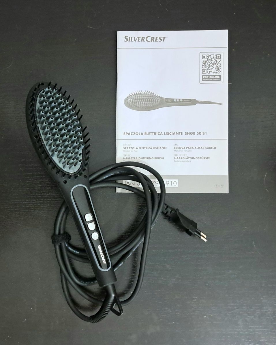 Escova para alisar cabelo