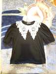 Tshirt preta da Stradivarius