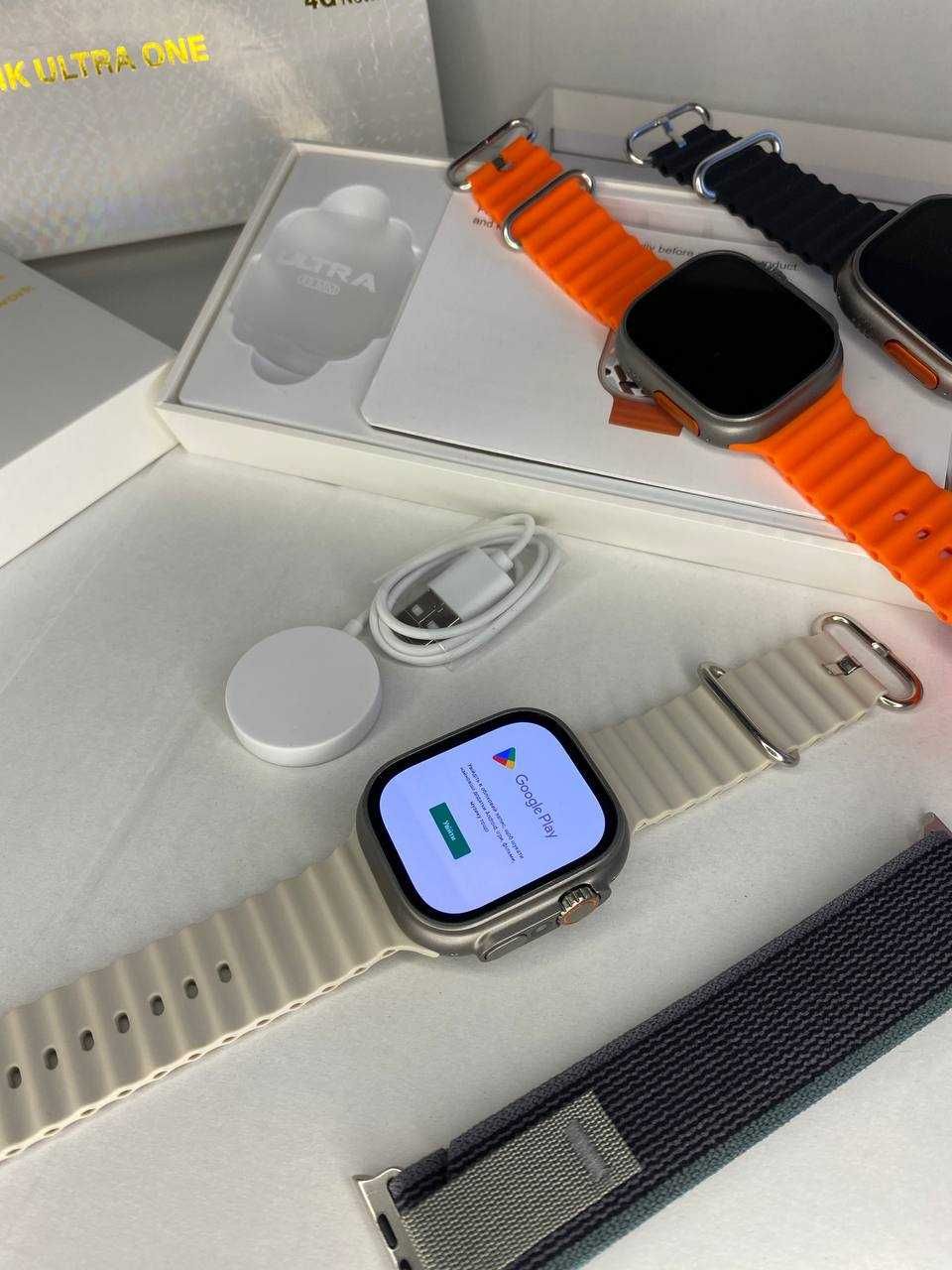 Уценка! Часы с сим картой на Андроид Smart watch 4g Android GPS Google