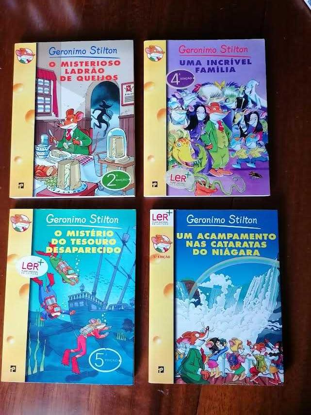 Geronimo Stilton - livros: 17, 18 e 42