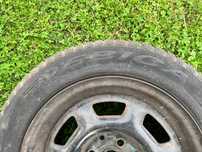 Sprzedam kpl opon zimowych 185/60R14 na felgach stalowych 4x100