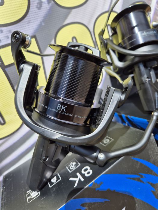 2 kołowrotki okuma 8k Nowe