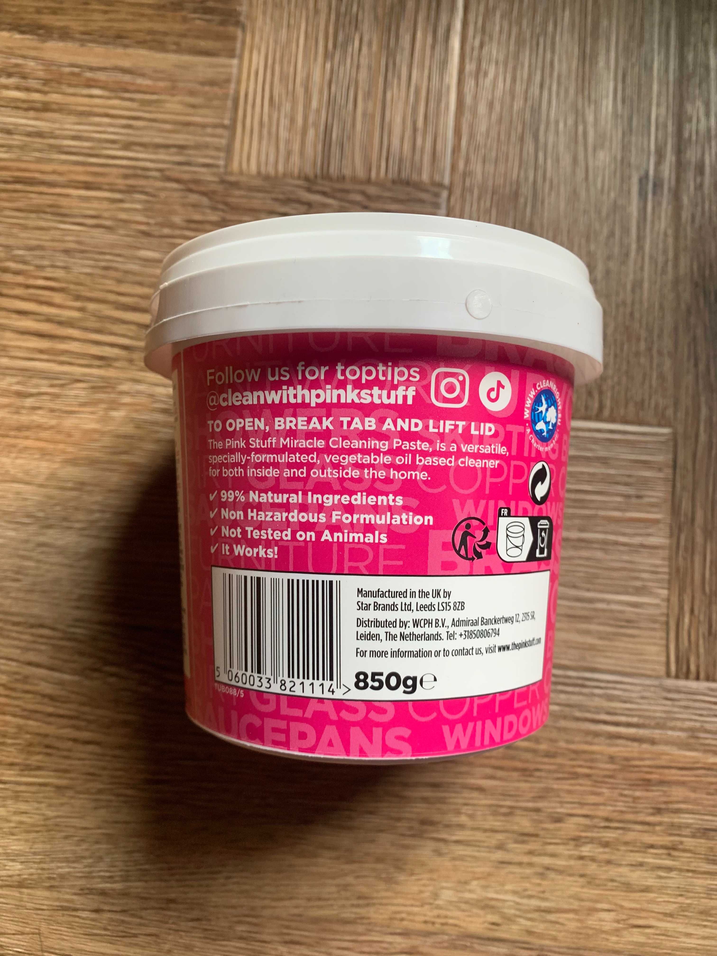 The Pink Stuff uniwersalna naturalna pasta czyszcząca 850 g