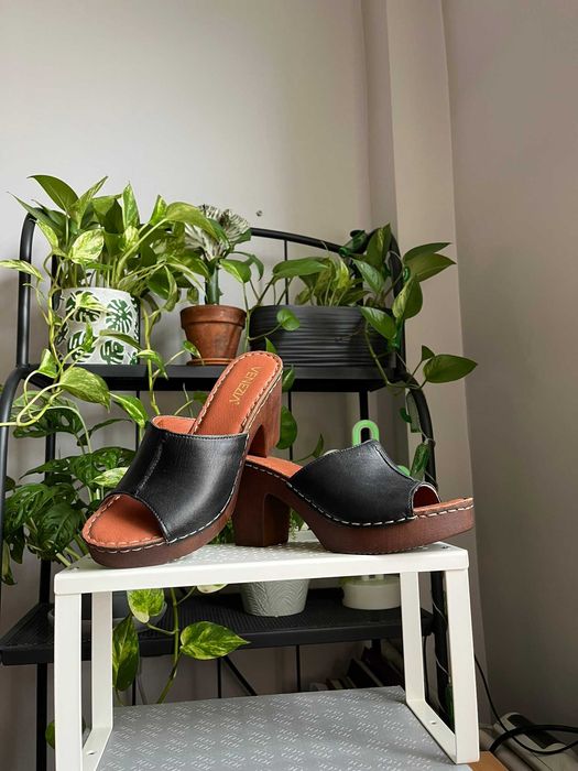 Buty klapki drewniaki