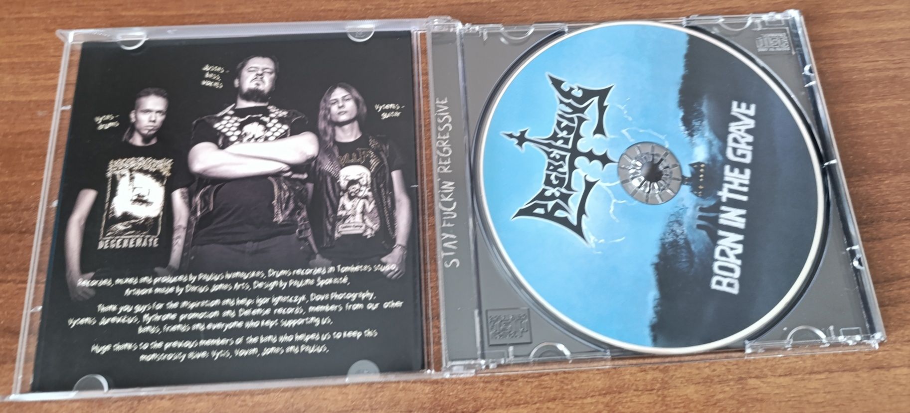 REGRESSIVE - Born In The Grave - Black speed metal cd