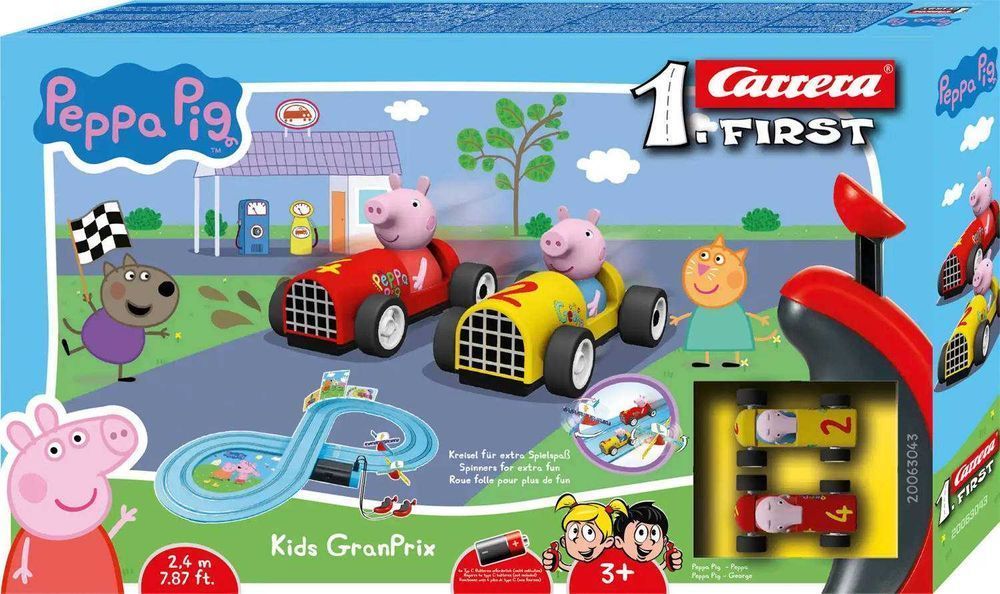 Świnka Peppa Pig Tor wyścigowy CARRERA First
