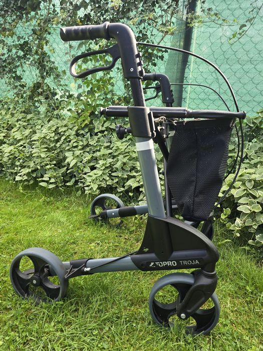 TOPRO TROJA Rolator ,chodzik, balkonik na kółkach z torbą,lekki,mocny