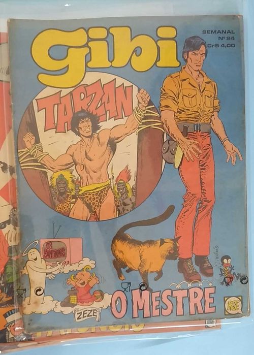 Coleção "GIBI SEMANAL" - Editora RGE formato gigante 34 revistas