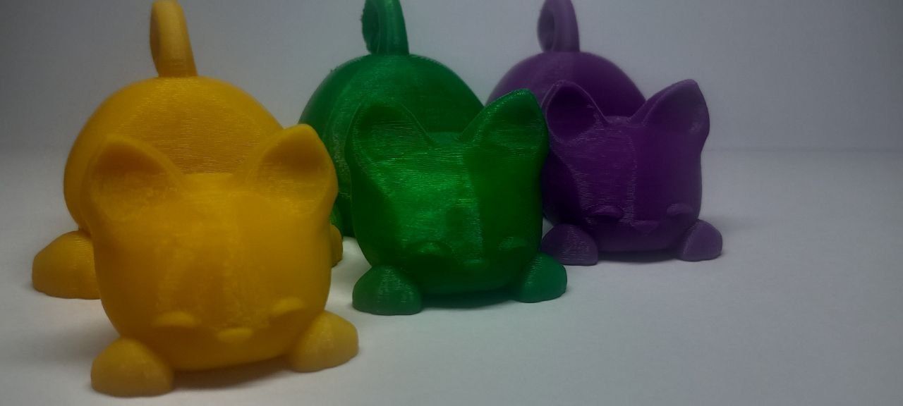 Підставка під телефон, брилок, у формі кота, надрукована на 3D принтер