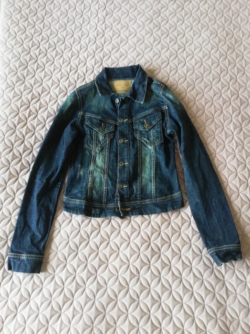 Kurtka jeansowa rozmiar r. S M damska vintage retro