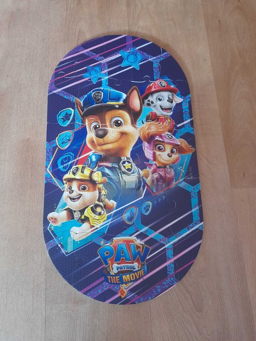 Zestaw puzzle piankowe i gra Psi Patrol +3