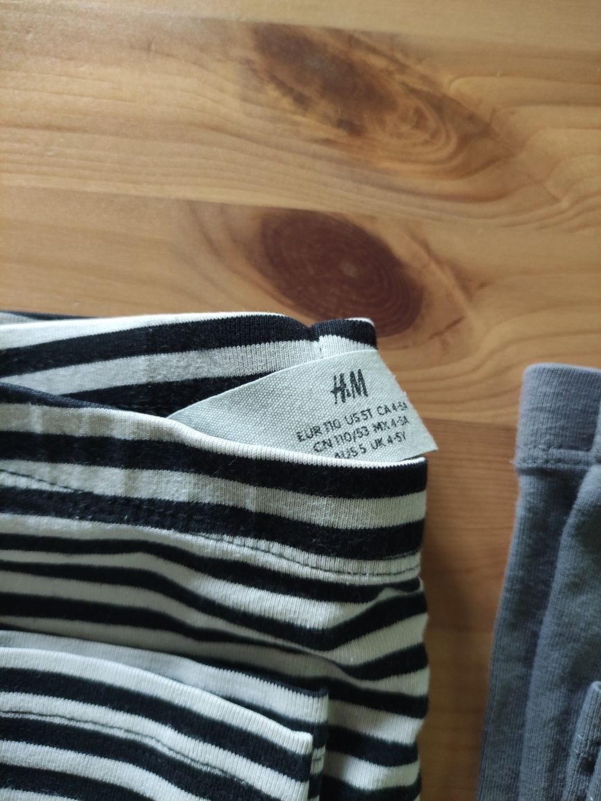 Leginsy dla chłopca / dziewczynki h&m r. 110