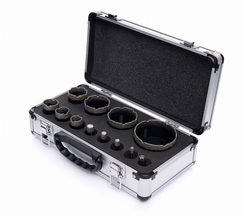 Zestaw otwornic diamentowych 12el+walizka KD11227