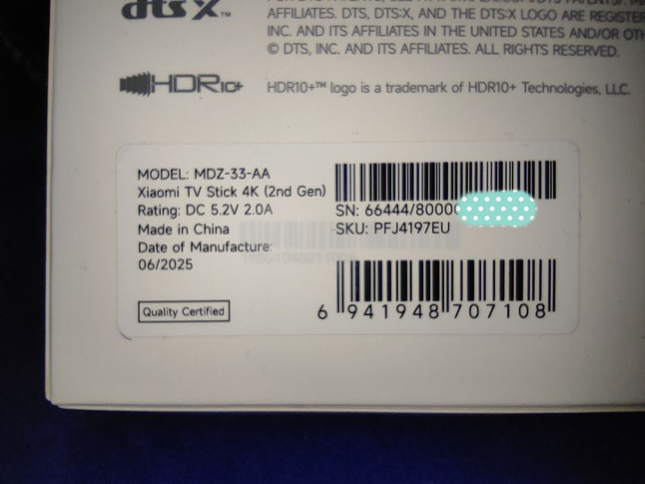 NEW 2025!!! Xiaomi Mi TV Stick 4k  2/8gb GLOBAL VERSION