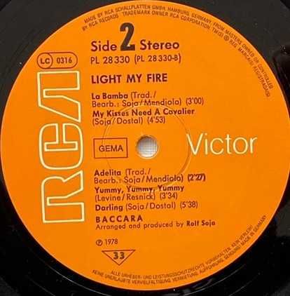 Baccara – Light My Fire