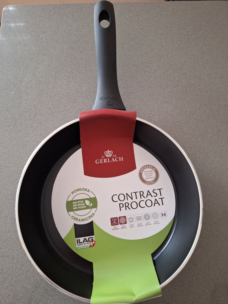 Patelnia Gerlach Contrast Procoat rozmiar 24 nowa
