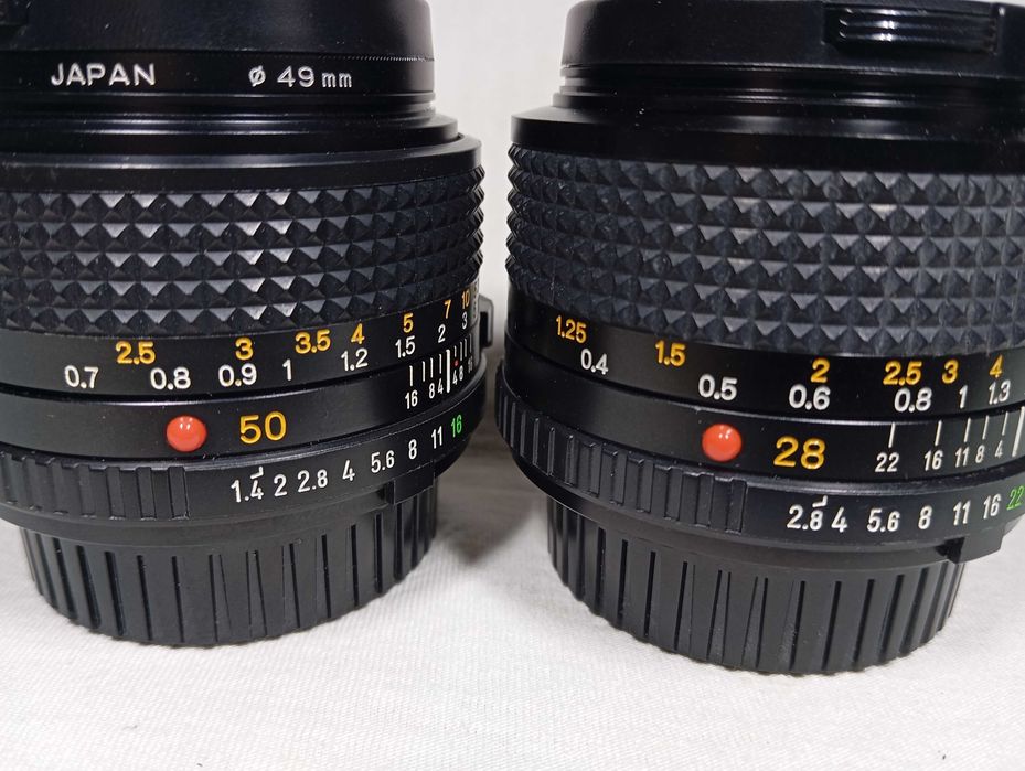 Minolta MD 50mm 1.4 новый (28mm 2.8)