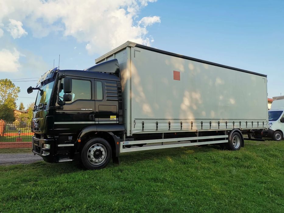 MAN TGM 18.290 E6 tylko 183.000km ! 9m 22 EURO PALETY! FIRANKA 1 WŁAŚCICIEL SALON POLSKA! JAK NOWY ZOBACZ! Tgl atego eurocargo midlum premium