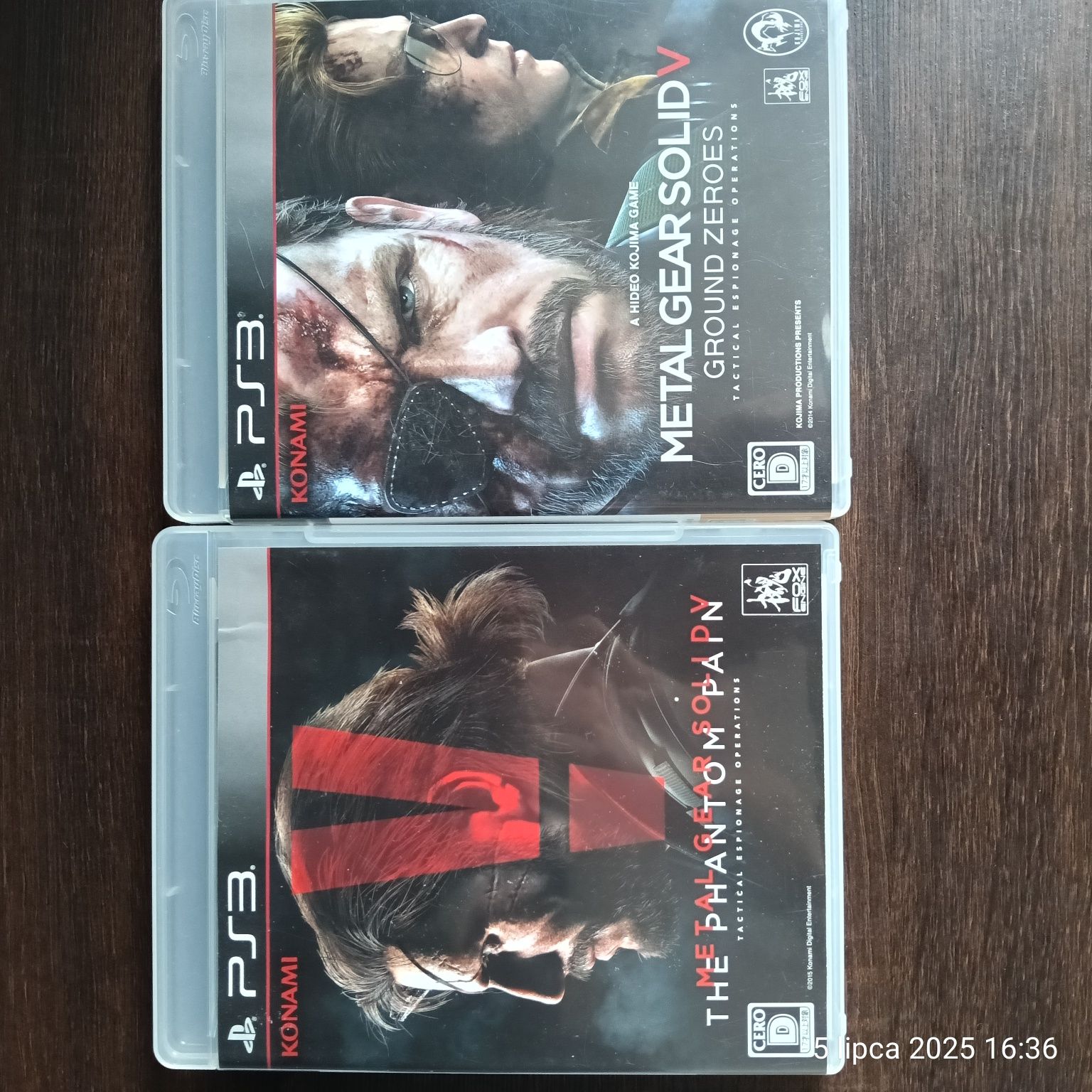 Metal Gear Solid V: The Phantom Pain + Ground Zeroes PS3 ntsc-J