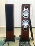 colunas de chao monitor audio RS6 silver como novas