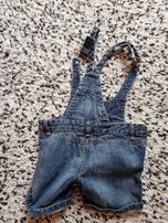 Spodenki ogrodniczki denim 116